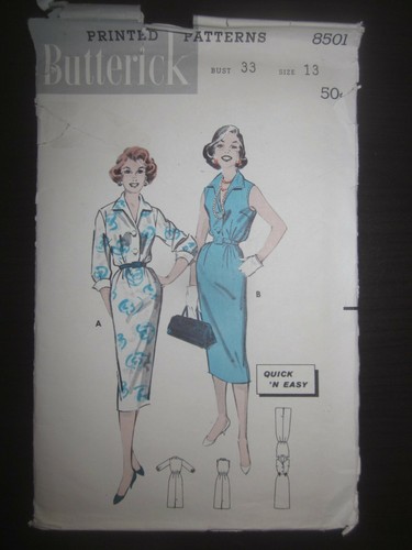 Vintage butterick 8501 - vintage,