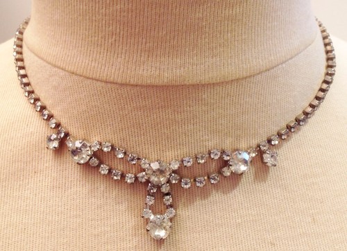 Collier bijou vintage couleur - bijou,