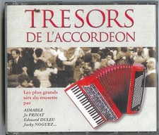 ALBUM CD TRESOR DE L'ACCORDEON - Les plus grands airs du musette -4 CD-72 titres