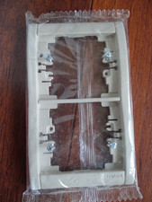 plaque double verticale Legrand Sagane beluga 85101 851 01