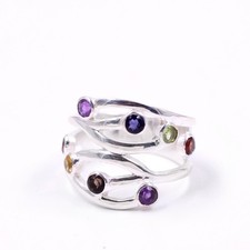 Bague grenat bijou sterling