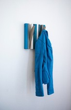 Porte-crochets en bois artisanal 27 x 30 x 5 cm - utilisation intérieure et e...