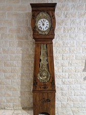 Horloge comtoise ancienne avec balancier animé