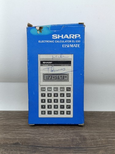 Calculatrice vintage sharp - vintage,