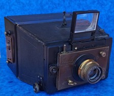 Ancienne Jumelle Photographique 9X12 cm Obj Zeiss E. Krauss 8/136 Fonctionne.