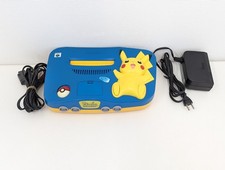 Z419 Nintendo 64 Pokemon Pikachu Console Bleu x Jaune Limitée N64 Fonctionne SET