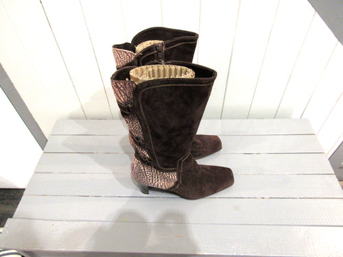 Bottes talons daim - bottes,