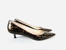 Escarpins en cuir verni léopard print JIMMY CHOO -  Pointure 37 ½
