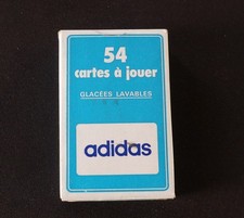 ADIDAS jeu de 54 carte vintage