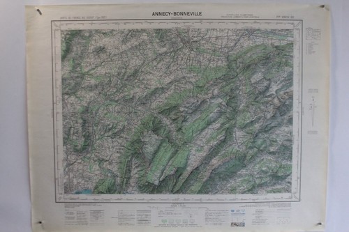 Ancienne carte ign annecy - carte,