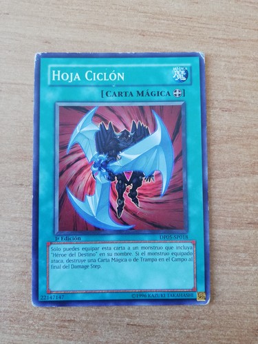 Card spanish hoja - /,