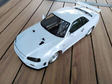 NEUF : Tamiya RC 1/10 TT02 , killerbody Nissan Skyline R34 + Kyosho halibrand