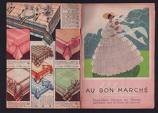PARIS (VII°) LINGERIE fine AU BON MARCHE / CATALOGUE BLANC & SOUS-VETEMENTS 1937