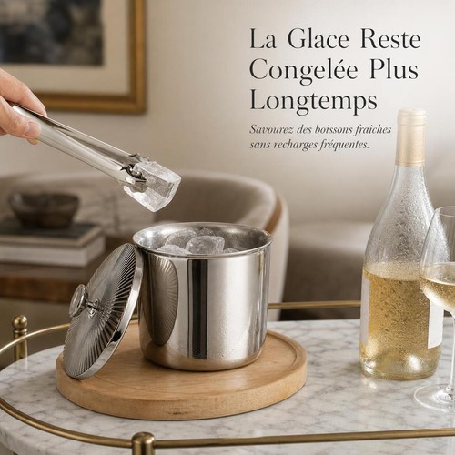 Seau glace isotherme en - glace,