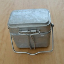 GAMELLE REGLEMENTAIRE ARMEE FRANCAISE GRAVEE WW2 100% ORIGINALE OCCASION 