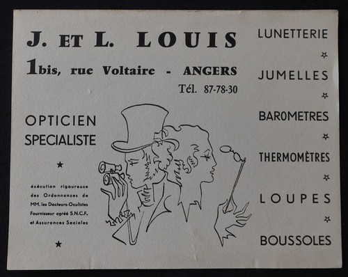 Buvard angers opticien - buvard,