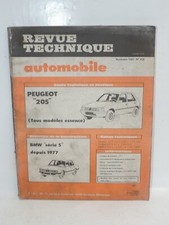PEUGEOT 205 GL GR SR GT (BMW 518 520 525 528 535) - Revue Technique Automobile