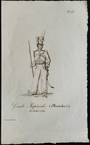 1831 uniforme matelot garde - 1831,