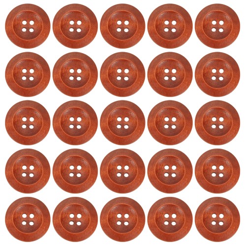 Bouton bois 16 - bouton, en