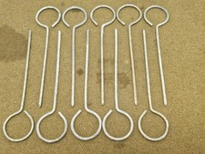 PIQUETS FIXATION PANEL SIGNAL CORPS WW2 JEEP PARA US POLE AL-120