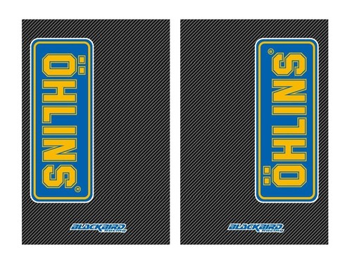 Jeu stickers carbone ohlins - jeu,