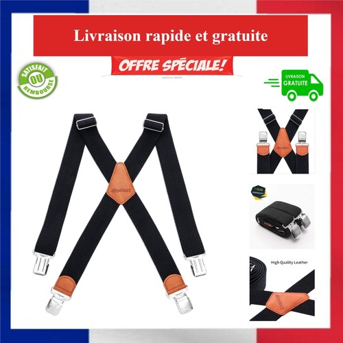 Bretelles homme larges - bretelles,