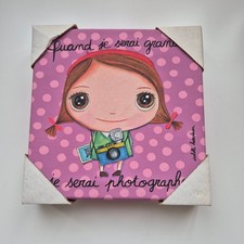 Tableau 15x15 cm signé