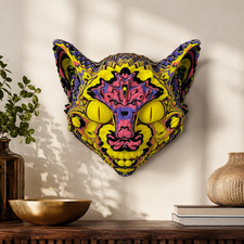 Tête de Chat Murale
