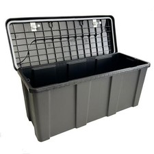 Boîte à outils verrouillable en plastique pour camion remorque coffre rangeme...