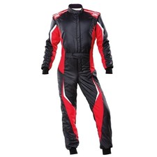 Combinaison de course OMP Racing Tecnica Evo Racing (FIA) noir rouge - taille 52