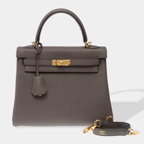 Sac hermes kelly cuir - 25, en