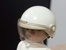 PLAYMOBIL CASQUE BLANC ANCIEN