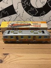 Rare train à combustion interne jouet ancien en étain fabriqué en Chine friction