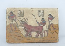 Rare stèle ancienne égyptienne antique moisson BC égyptologie