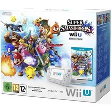 Console Nintendo Wii U 8 Go blanche + Super Smash Bros
