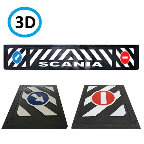 Bavette pare boue - scania, 3d