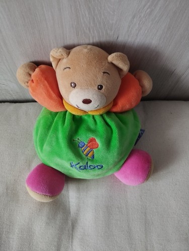Doudou ours vert kaloo - vert,
