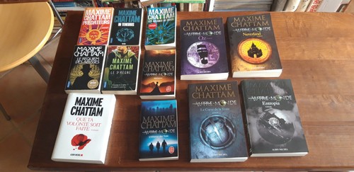Lot romans maxime chattam - romans,
