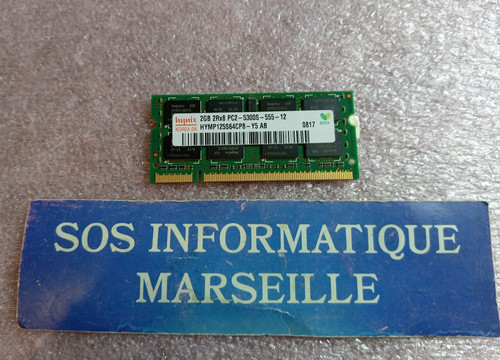Barrette mémoire hynix 2gb - mémoire,