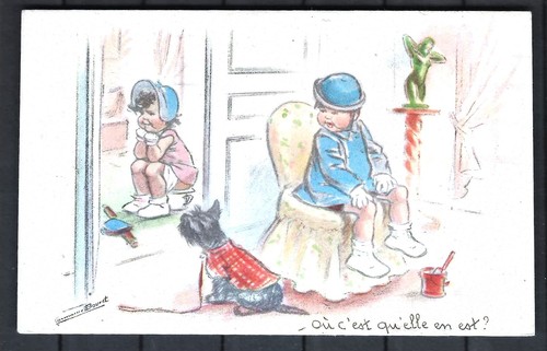 Carte postale germaine - postale,