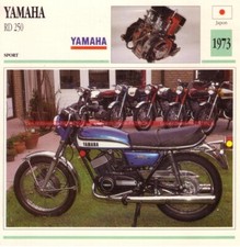 YAMAHA RD 250 RD250 1973 : Fiche Moto #000216