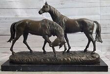 Signée L.Carvin Chevaux En