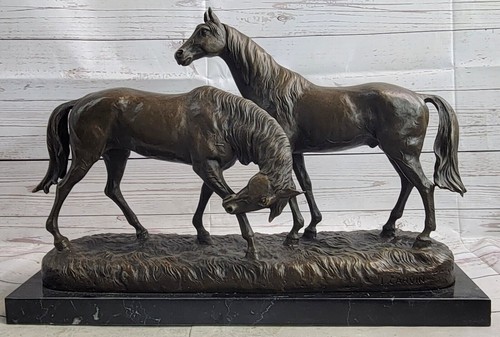 Signée carvin chevaux en - signée,