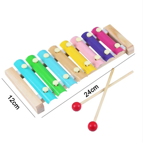 Bois xylophone pour - pour, enfants