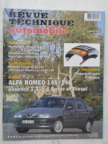 Revue technique alfa - technique, romeo