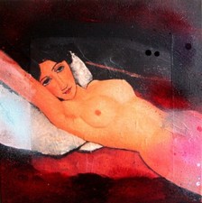 PyB signed MODIGLIANI  girl