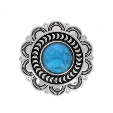 Concho à visser ROND Fleur