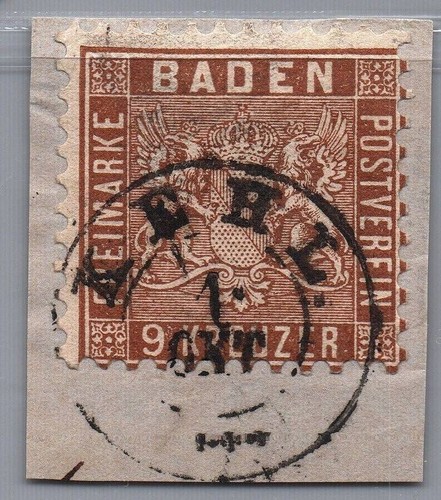 Baden michel 15 oblitéré - baden, n°