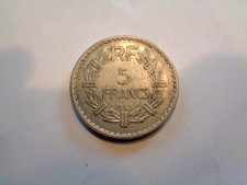 piece de 5 F alu LAVRILLIER 1945