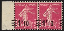n°228, variété "surcharge